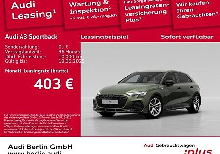 Audi A3 Sportback S line 35 TFSI S tr. AHK RFK LED