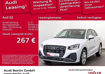 Audi Q2 S line 30 TFSI 6-G. AHK LED VIRTUAL DAB SITZH