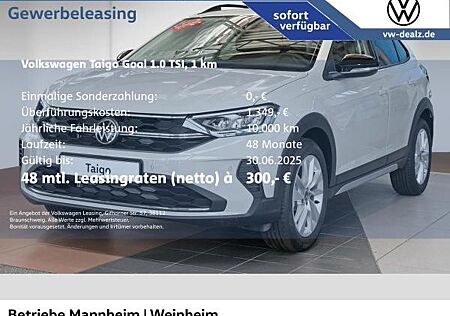 VW Taigo Volkswagen GOAL 1.0 TSI OPF DSG
