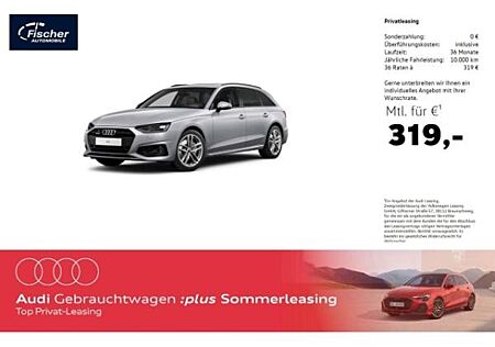 Audi A4 Avant 40 TFSI quattro advanced AHK/P-Dach/18''
