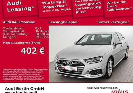 Audi A4 Limousine Advanced 35 TDI S tr. LED RFK NAVI