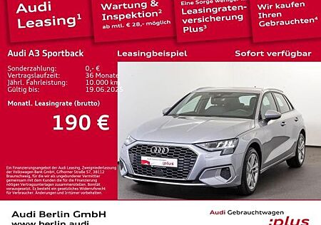 Audi A3 Sportback Advanced 30 TDI 6-G. LED VIRTC DAB PDC