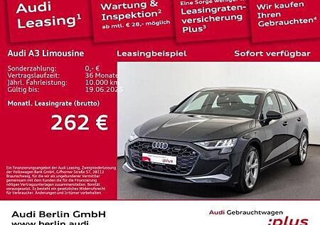 Audi A3 Limousine advanced 35 TDI S tr. SITZHZG LED
