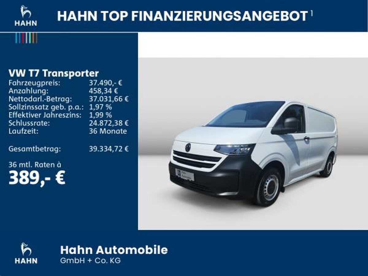 Volkswagen Transporter T72,0l TDI AHK PDC KLIMA APP bild