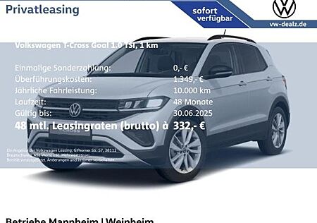 VW T-Cross Volkswagen GOAL 1.0 TSI OPF DSG
