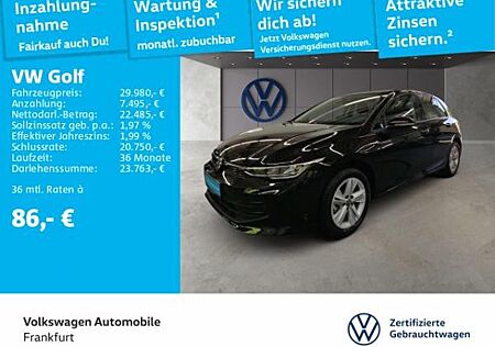 VW Golf Volkswagen VIII 1.5 eTSI DSG Life FrontAssist LED DAB+