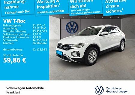 VW T-Roc Volkswagen 1.0 TSI Life Navi LED DAB+ FrontAssist
