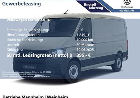 VW Crafter Volkswagen 35 Kasten 2.0 TDI EU6-EA SCR