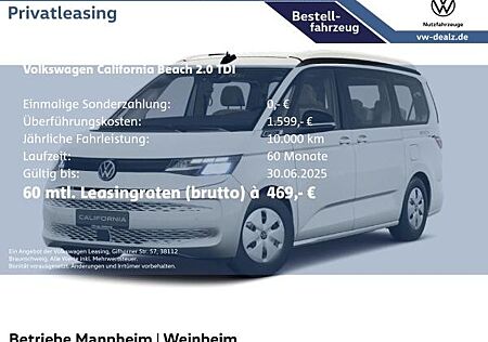 VW T6 California Volkswagen California Beach LANG 2.0 TDI SCR DSG