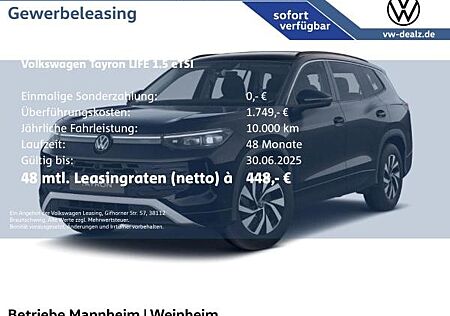 VW Tayron Volkswagen Life 1.5 eTSI OPF DSG 7-Sitze