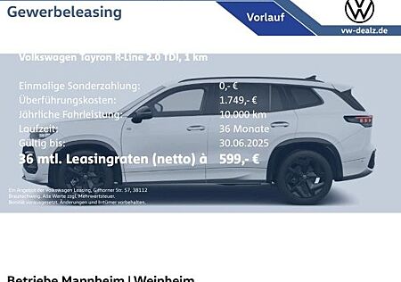 VW Tayron Volkswagen R-Line 2.0 TDI SCR 4MOTION DSG
