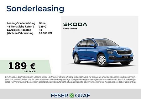 Skoda Kamiq Essence 1,0 TSI *SMART-LINK*SZH*PDC.HI*