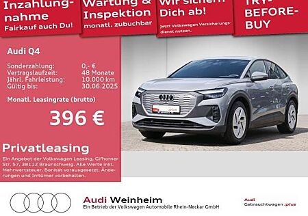 Audi Q4 e-tron Q4 45 Sportback e-tron AHK Navi LED UPE 66.715€ uvm