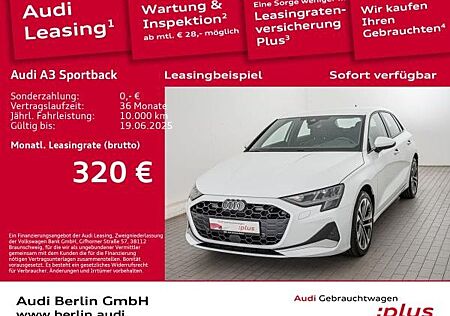 Audi A3 Sportback Advanced 35 TDI S tr. RFK PDC NAVI