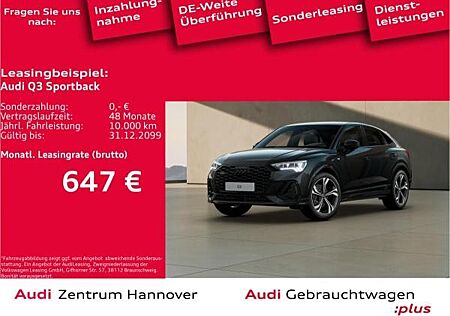 Audi Q3 Sportback S line 40 TDI quattro Matrix Leder Kamera Navi