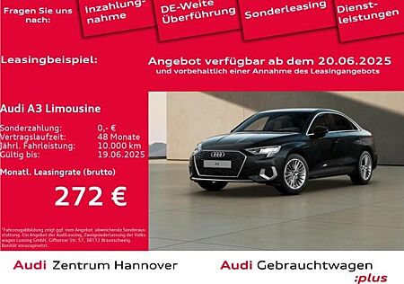 Audi A3 Limousine 35 TFSI S line Smartphone Interface Sitzheizung Parkassistent