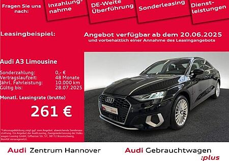 Audi A3 Limousine S line 35 TFSI Smartphone Interface Sitzheizung Parkassistent