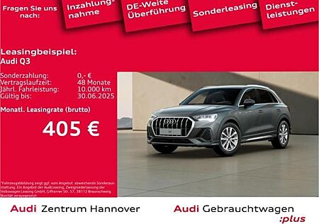 Audi Q3 35 TFSI S line Sportsitze AHK NAvi LED virtual Cockpit plus