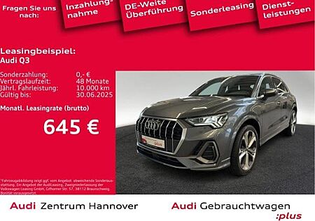 Audi Q3 45 TFSI quattro SlinePano Matrix AHK Kamera