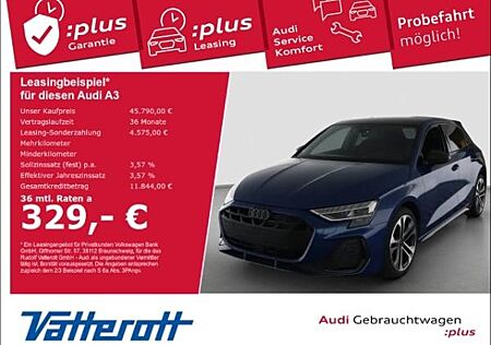 Audi A3 Sportback 35 TDI S line HUD AHK Pano Carbon