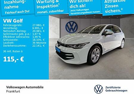 VW Golf Volkswagen VIII 1.5 TSI Life Navi LED DAB+ FrontAssist