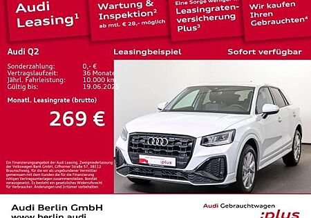 Audi Q2 S line 30 TFSI 6-G. AHK LED VIRTUAL DAB SITZH