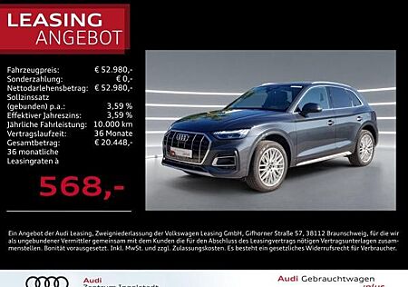 Audi Q5 50 TFSI e qu S line MATRIX AHK 20 advanced