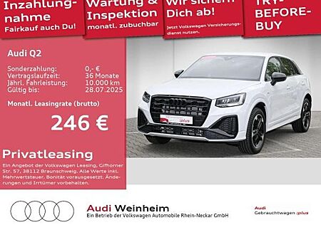 Audi Q2 35 TFSI Black-Paket S-line LED Räder--Sport AHK uvm Gar.2029