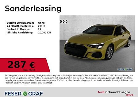 Audi A3 Sportback 45 TFSI e S line Ext/Matrix/HuD/Des