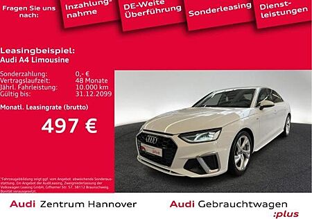Audi A4 Limousine S line 40 TDI qu. LED Navi Phone Box