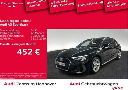 Audi A3 Sportback S line 35 TFSI LED virtual Parkassist.