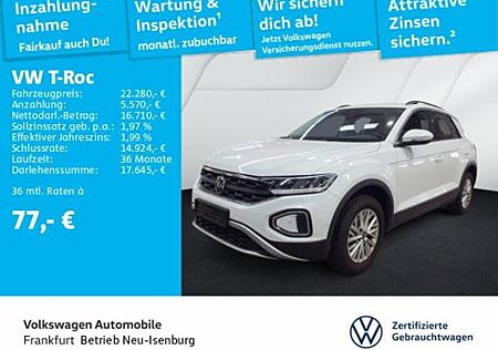 VW T-Roc Volkswagen 1.0 TSI Life Navi LED DAB+ FrontAssist