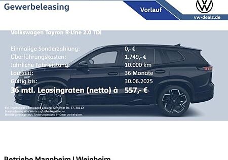 VW Tayron Volkswagen R-Line 2.0 TDI SCR DSG