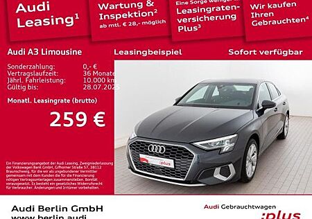 Audi A3 Limousine advanced 30 TDI S tr. AHK PDC RFK