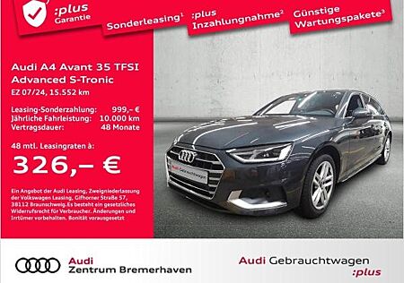 Audi A4 AVANT 35 TFSI ADVANCED S-TRONIC KAMERA NAVI E-SITZE