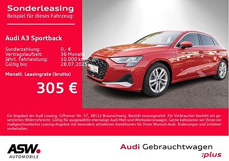 Audi A3 Sportback advanced 30TFSI Navi LED AHK VC // SOFORT VERFÜGBAR