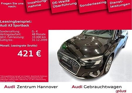 Audi A3 Sportback e-tron 40 TFSIe advanced Matrix AHK virtual Navi