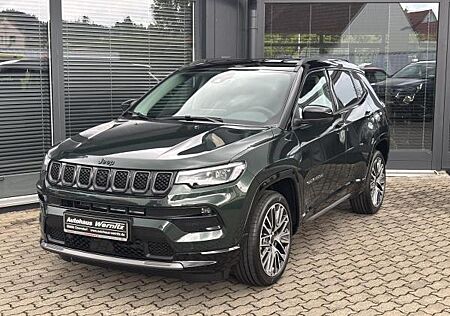 Jeep Compass 1.5 E-Hybrid Summit Automatik *LEDER*LED*SHZ*PDC*ACC*360Grad*19Zoll*SOFORT*
