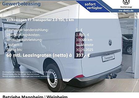 VW T6 Transporter Volkswagen Transporter T7 Kasten KR 2.0 TDI 3,0t