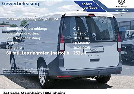 VW Caddy Volkswagen Cargo Maxi 1.5 TSI EU6 AHK GJ Klima PDC APP