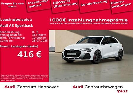 Audi A3 Sportback S line 35 TFSI HuD Matrix SONOS Kamera