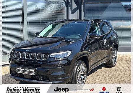 Jeep Compass 1.5 E-Hybrid Summit Automatik *LEDER*LED*SHZ*PDC*ACC*360Grad*19Zoll*sofort*