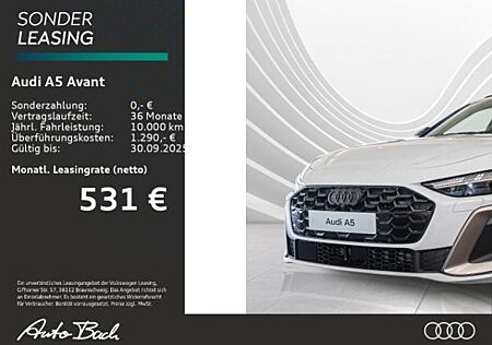 Audi A5 Avant S-Line TDI qu. AHK B&O TECH-PRO "Gewerbe-Leasing"