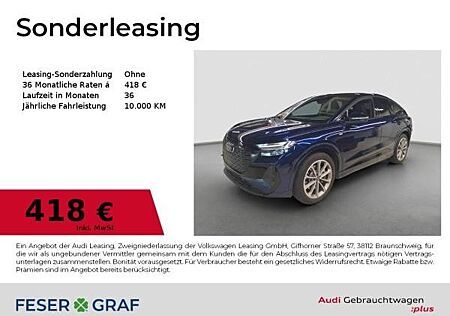 Audi Q4 e-tron Q4 Sportback 40 e-tron S line/Matrix/Pano/ACC/Me