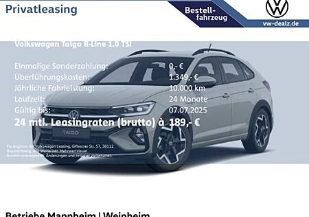 VW Taigo Volkswagen R-Line 1.0 TSI OPF