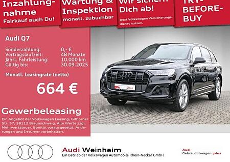 Audi Q7 55 V6 TFSI quattro S-line Black-Plus-Paket Matrix-LED Head-Up Luftfederung uvm