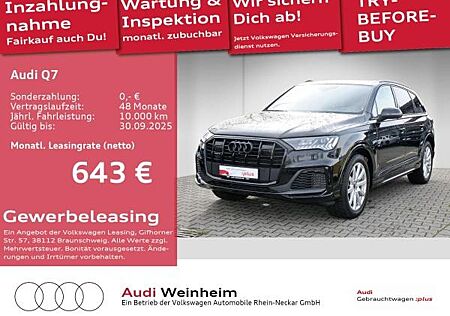 Audi Q7 55 V6 TFSI quattro S-line Black-Paket Matrix-LED Head-up Luftfederung uvm
