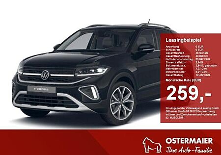 VW T-Cross Volkswagen Style 1.0TSI DSG AHK,ACC,IQ.LIGHT,KAMERA,KEYLESS,NAVI