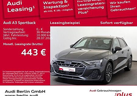 Audi A3 Sportback S line 35 TDI S tr. AHK STDHZG HUD