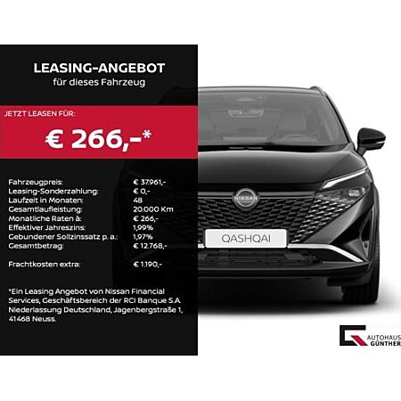 Nissan Qashqai leasen